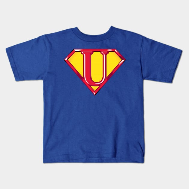 Super U Kids T-Shirt by detective651